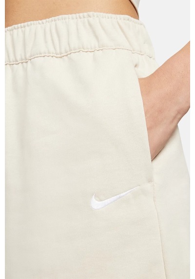 Nike Sportswear Essential Loose Fit Jersey Shorts Bol Kesim Jarse Kumaş Kadın Şort Bej