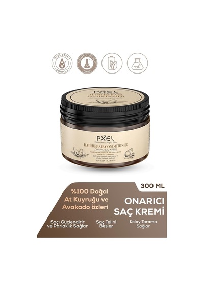Onarıcı Saç Kremi 300 Ml Kuru, Yıpranmış Ve Kırılmaya Eğilimli Saçlar İçin Yoğun Nemlendirici Bakım