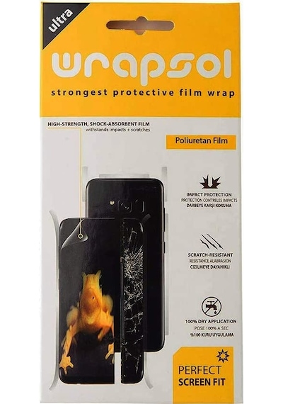 Wrapsol Samsung Galaxy Uyumlu A5 2016 Ön Arka Ekran Koruyucu Poliureta