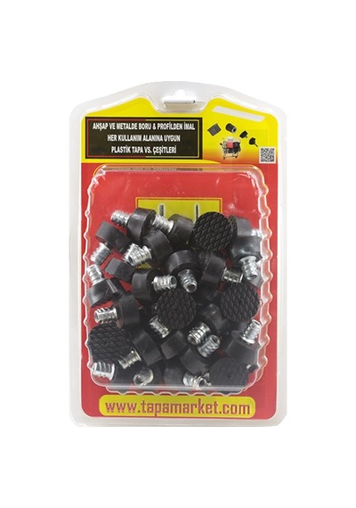 Çap 25X30X13 M8X15 Elastomer Ayak ve Minifix