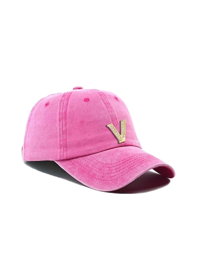 Twingold İsme Özel Yıkamalı Kep Şapka - Ab01010 - Pembe Pembe