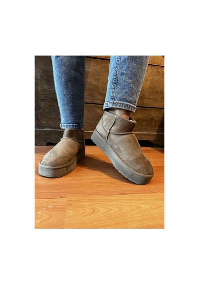 Plush Studıo Kadın Vizon Süet Yarım Bot İçi Peluşlu Kalın Taban Platformlu Ayakkabı Bot Bootie Vizon Vizon Plush Studıo Kadın Vizon Süet Yarım Bot İçi Peluşlu Kalın Taban Platformlu Ayakkabı Bot Bootie Vizon Vizon