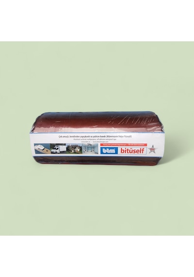 Çok Amaçlı Kendinden Yapışkanlı Su Yalıtım Bandı Alüminyum Folyo Yüzeyli 50 X 30 Cm Bordo