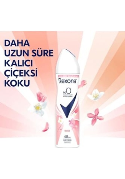 Sprey Deodorant Musk 0 Alüminyum 150 Ml 5 Paketi