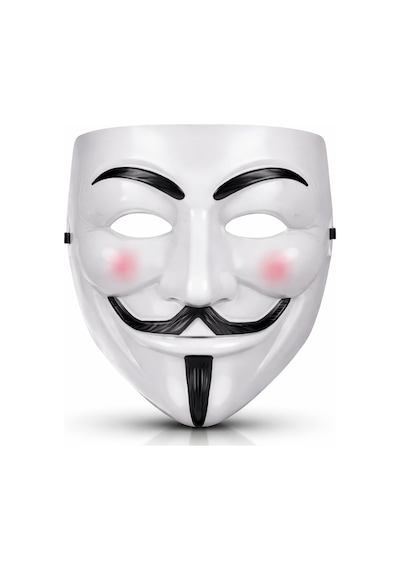 V Mask Premium Vendetta Beyaz Maske Guy Fawkes Stil - Kyut-772252 18