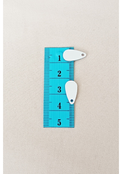 Oya Abiye Bileklik Kolye Pleksi Metalik Plastik Pul Gümüş Renk 24 Gram 150 Adet - Bnc591