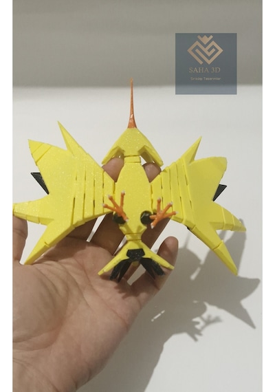 Pokemon Efsanevi Tür Zapdos Figür 25 Cm Hareketli