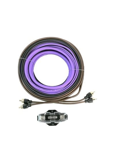 Reiss Audio 8ga Ofc Amfi Kablo Seti Yeni Seri Kaliteli Rs-awg87 Tam Bakır Profesyonel Anfi Kablosu