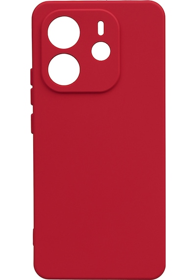 Xiaomi Redmi Note 14 4g Kılıf Zore Biye Silikon Kırmızı
