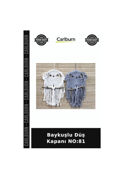 Özel Üretim Dekoratif Hediyelik Duvar Süsü Bohem Baykuşlu Düş Kapanı No:81