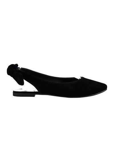 Fox Shoes Siyah Kadın Babet D726495302 Siyah