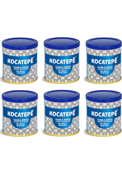 Kocatepe Damla Sakızlı Türk Kahvesi Teneke 100 Gr X 6 Adet Öğütülmüş