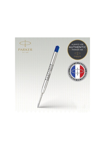 Parker Quinkflow Tükenmez Kalem Yedeği, Mavi Renk Mürekkep, 10'lu Çok Renkli