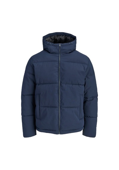 Jack & Jones Erkek Jjgalaxy Kapüşonlu Şişme Mont 12303930 Lacivert