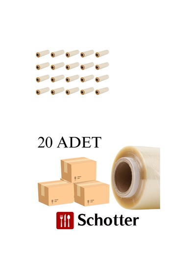 Pvc Streç Film Kutusuz 30 Cm X 300 M 9 Mic 20 Li Koli
