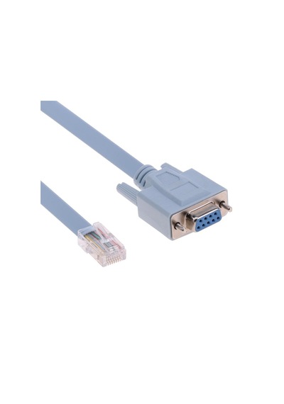 Cisco Kablo Db9 To Rj45 Konsol Bağlantı Kablosu Cisco Switch Router İçin Rj45 Erkek 9 Pin Dişi Konsol Kablosu