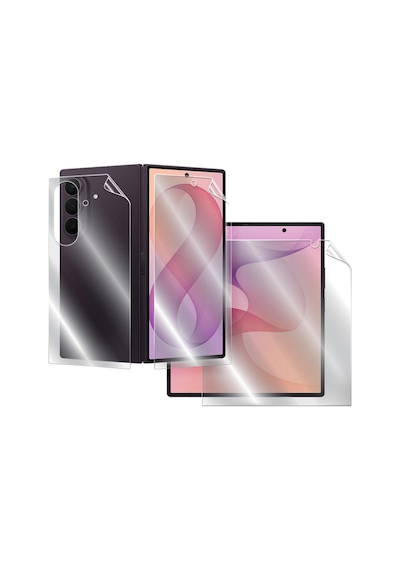 Samsung Galaxy Z Fold 8 Ultra İç Dış Ekran Ve Arka Kapak İçin Hydrogel İnce Tpu Koruyucu