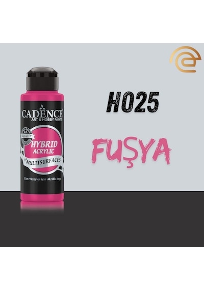 Cadence Hybrid Multisurface Akrilik Boya 120 Ml H025 Fuşya