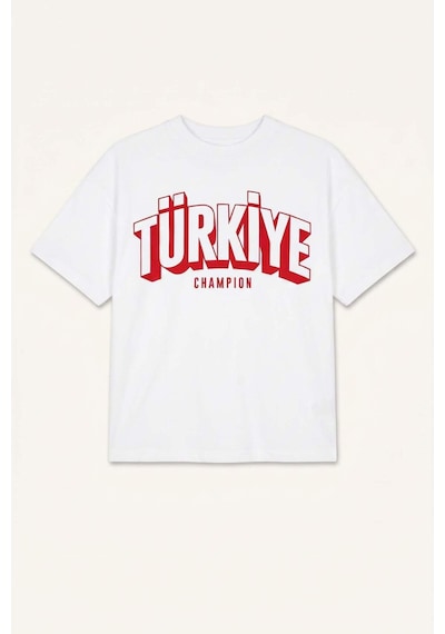 Defacto Regular Fıt Türkiye Baskılı Kısa Kollu Beyaz Tişört Erkek Bebek I4090a526hswt34 Beyaz-wt34