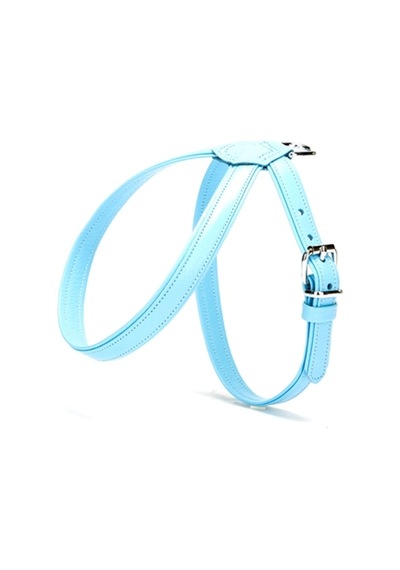 Doggie Flotter El Yapımı Deri Köpek Göğüs Tasması 1,2 X 25 -35 Cm Beyaz Çok Renkli