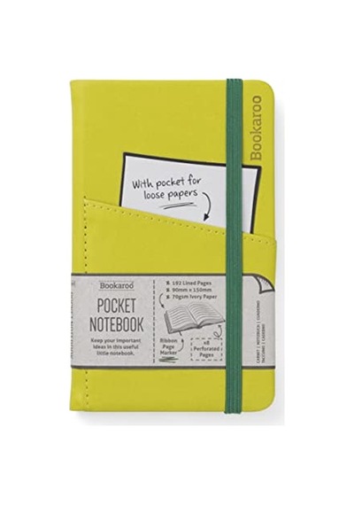 Bookaroo A6 Günlük Limon Sarısı Çok Renkli