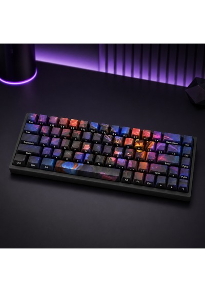 Özel Lol Odyssey Aatrox 68 Tuş Pbt Cherry Profil Boya Süblimasyon Yan Baskılı Mekanik Klavye Keycaps Seti