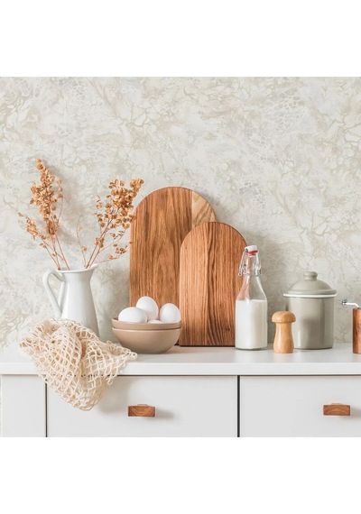 Roka 23101-2 Modern Mermer Desenli Duvar Kağıdı 16,5 M2