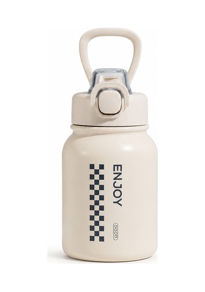 Shotay Chees Çelik Termos Matara Beyaz 600 Ml.