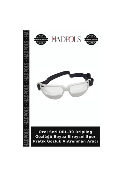 Özel Seri Drl-30 Dripling Gözlüğü Beyaz Bireysel Spor Pratik Gözlük Antrenman Aracı