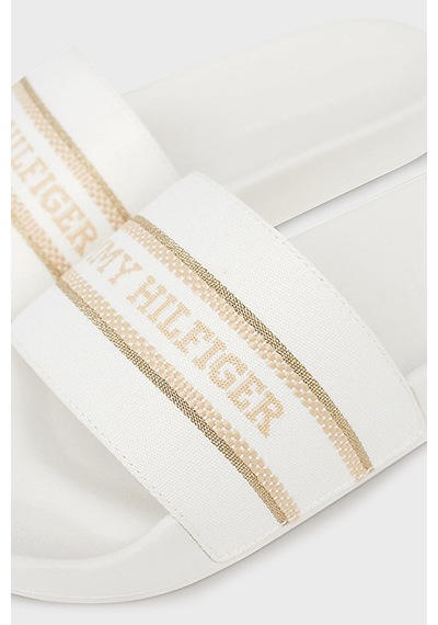 Tommy Hilfiger Kadın Terlik Fw0fw07845 Ybl Beyaz