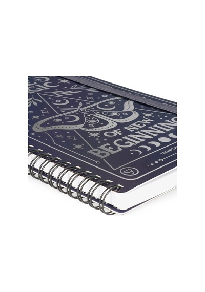 Legami Large Spiralli Çizgili Defter Moth A5nots0053 Çok Renkli