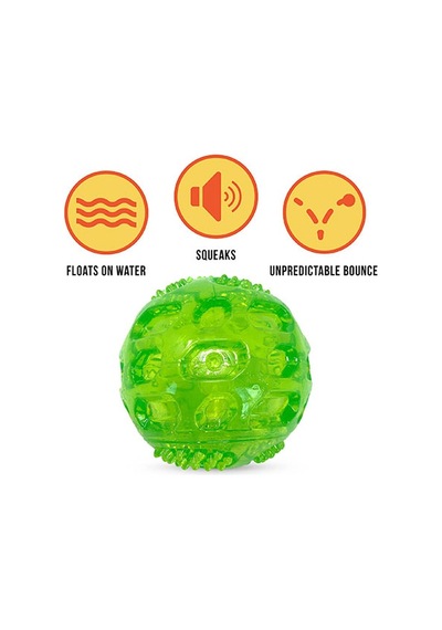 Hyper Pet Dura Squeaks Dayanıklı Köpek Oyun Topu 8,9x8,9x8,9 Cm 261-50006.01