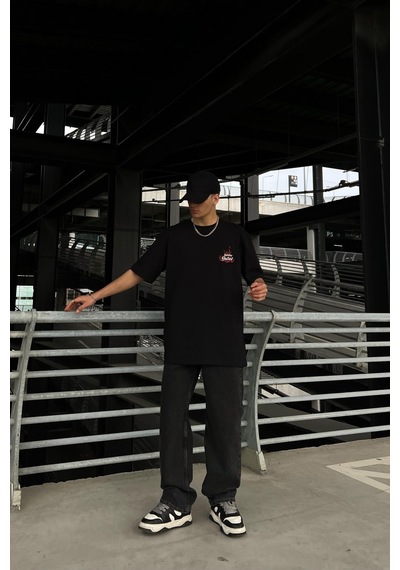 Flaw Basic Baggy Jean Antrasit Antrasit