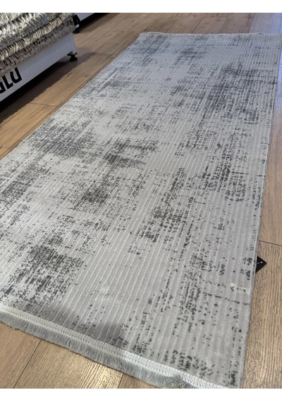 Hoom Rugs Nita 1207 Gri Modern Makina Halısı Gri