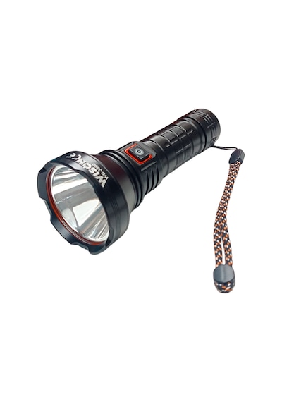 Wison Ws-3899 50w Uzun Menzilli El Feneri Süper Parlak Beyaz Laze Siyah