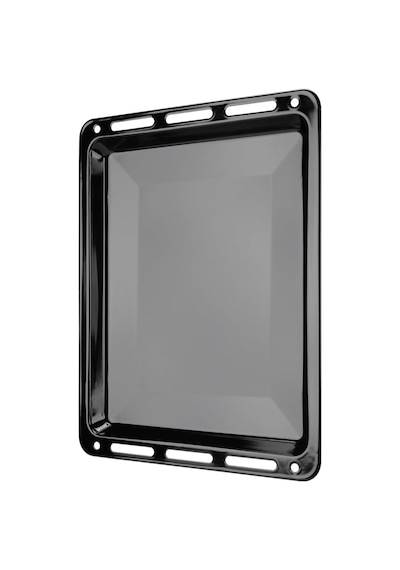Ankastre Emaye Fırın Tepsisi 46,0x36,5x3cm Bosch Siemens Beko Arçelik Vestel Profilo Uyumlu Siyah Renk Diğer