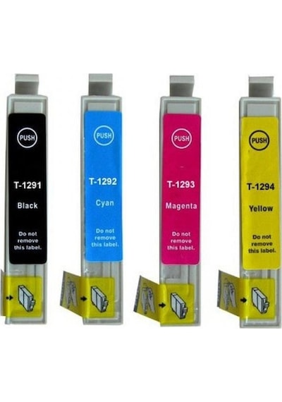 Xplus Epson Stylus SX420W Uyumlu T1291-1292-1293-1294 4 Renk