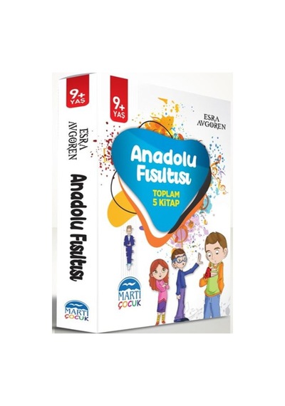 Anadolu Fısıltısı Seti - 5 Kitap Takım - Esra Avgören - Martı Yayınları