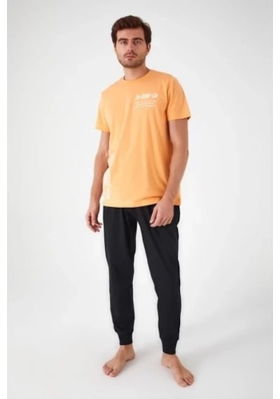 Modadua Rolypoly 3041-s Erkek Pijama Takımı Turuncu