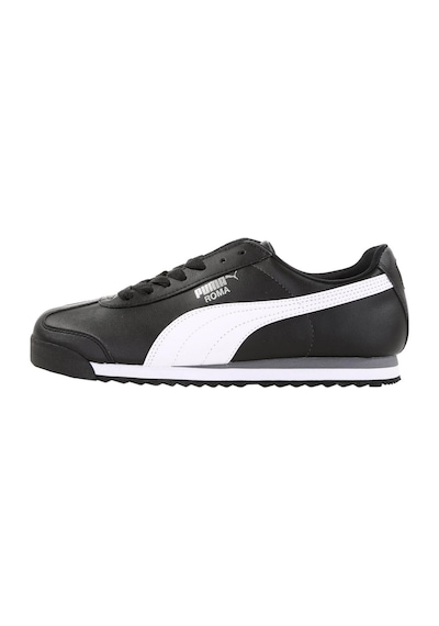 Puma Roma Basic 353572 11 Erkek Siyah-beyaz Spor Ayakkabı Siyah