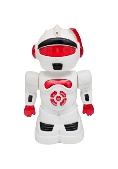 Robot Çarp Dön Sesli Işıklı 15 Fonksiyonlu Robot 25 Cm