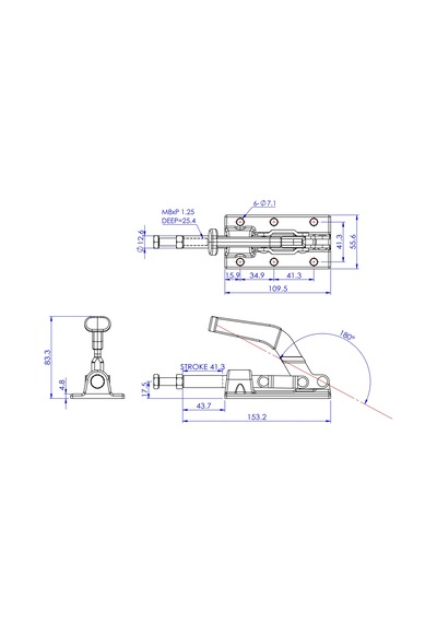 Goodhand Gh-30607m İtmeli Çekmeli Geçiş Kelepçesi 318 Kg Kapasi