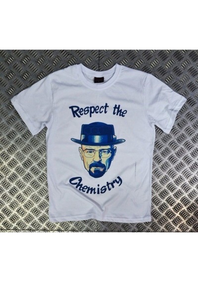 Breaking Bad Baskılı Unisex %100 Pamuk Beyaz T-shirt Beyaz