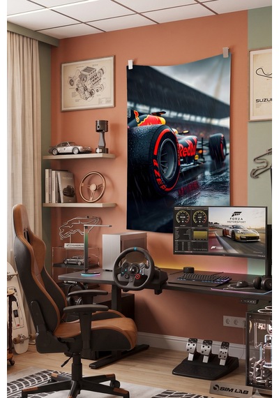 Nissan Gt-r Duvar Örtüsü, Racing Oda Dekoru, Modern Kumaş Duvar Halısı Beyaz
