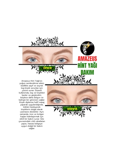 Amazeus Hint Yağı %100 Saf Ve Doğal Besleyici Etki 50 Ml / 1.7 Fl Oz 20 ML