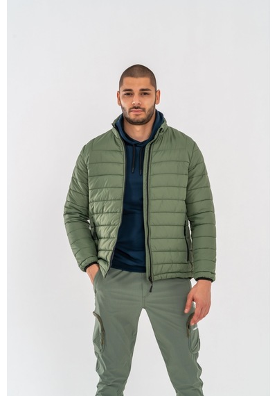 Combat Tactical Tactical Şişme Mont Suya Dayanıklı Rüzgâr Geçirmez Dik Yaka Mont - 313-759-haki