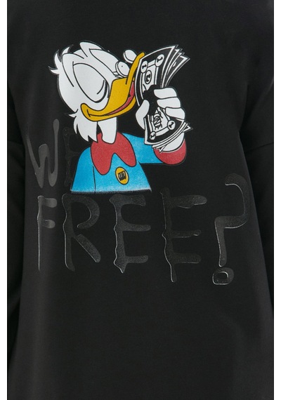 İrem Çocuk Giyim Erkek Çocuk /kız Çocuk Free Yazı Ördek Desenli Çift Taraf Baskılı Siyah Renk Sweatshirt Siyah İrem Çocuk Giyim Erkek Çocuk /kız Çocuk Free Yazı Ördek Desenli Çift Taraf Baskılı Siyah Renk Sweatshirt Siyah