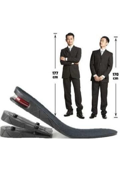 Hava Yastıklı 7 CM Tam Boy Tabanlık Gizli Topuk Uzatıcı