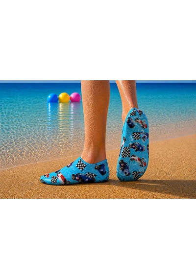 Gripptoes Kaymaz Damla Tabanlı Deniz&havuz Çorabı A2 Çok Renkli
