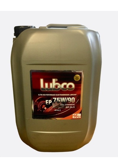 Lubco 75W-90 Tam Sentetik Şanzıman Mekanik Dişli Yağı 16 L